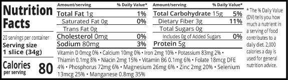 little sesame nutrition info calories